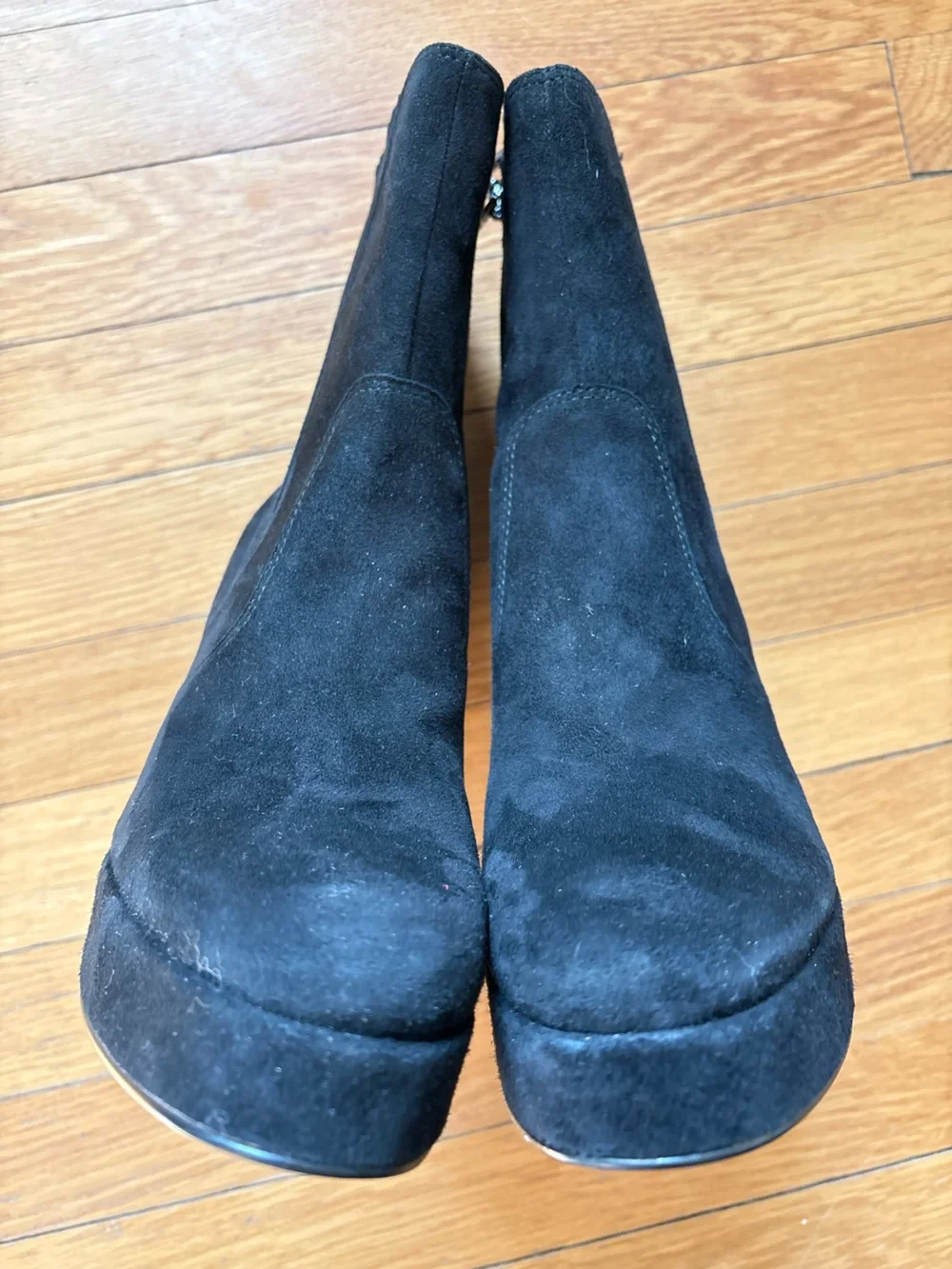 Dolce Vita 4” Heel Black Suede Platform Ankle Boots - Size 8 (NWOB) - Bratz Vibe